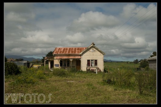 This house looked derelict so I was shocked to see someone move around the back