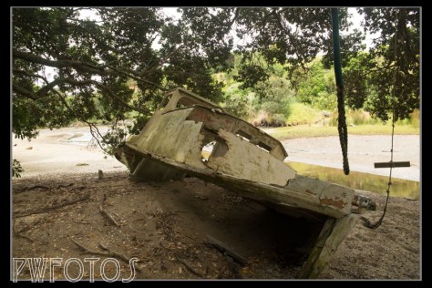 This boat had definitely seen better days.