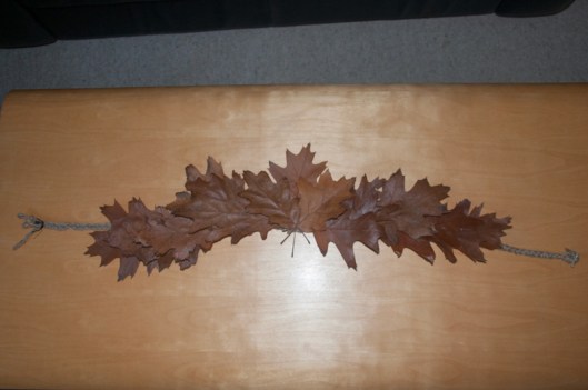 The completed headdress 