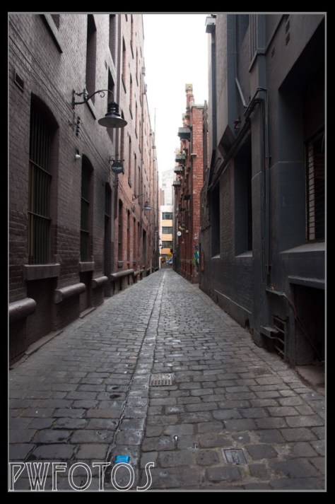 Melbournes many narrow alleys