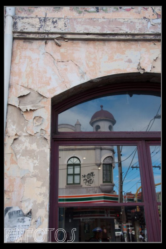 This pub in Fitzroy appears in the guide for the area. Its exterior is definitely long overdue for a paint