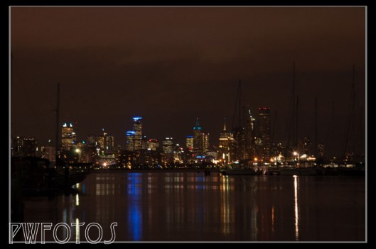 A tighter crop of the city enabled a stronger contrast in the colours.