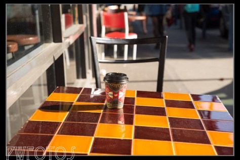 The cafe culture in Cuba street is very much alive