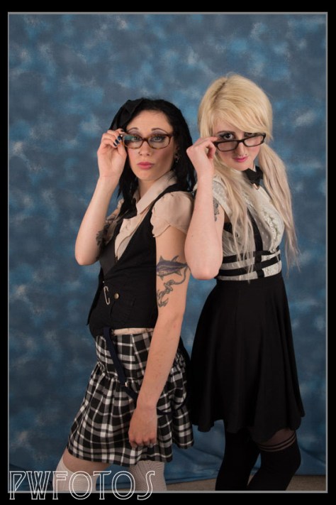 Glasses were added for effect