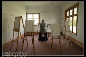 First shot taken where the model was standing