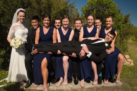 Formals under full sun are always going to create issues.