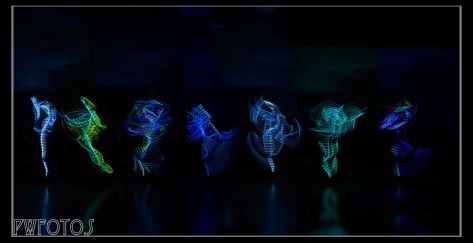 The essence of dance. A composite of several shots